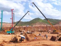 义乌建设集团广西扶绥恒大文化旅游健康养城项目首期桩基础施工